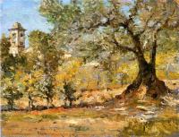 Chase, William Merritt - Olive Trees Florence